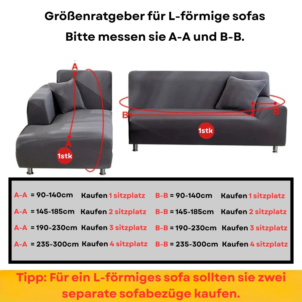 SofaGuard: Waterproof Jacquard Sofa Cover with Non-Slip Back and Easy-Care Fabric – for Living Rooms & Family Households
