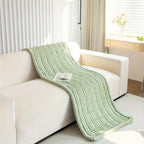 SofaLuxe: Velvet Soft Sofa Cover with Pleated Edge – Elegant Sofa Throw & Protective Blanket