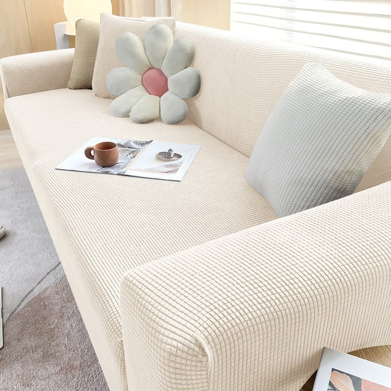 Universal Stretch Sofa Cover – Elastic Couch Slipcover, Washable Furniture Protector