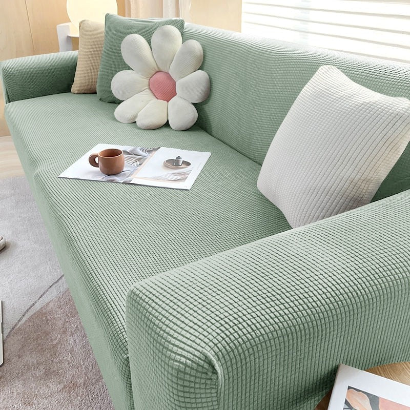Universal Stretch Sofa Cover – Elastic Couch Slipcover, Washable Furniture Protector