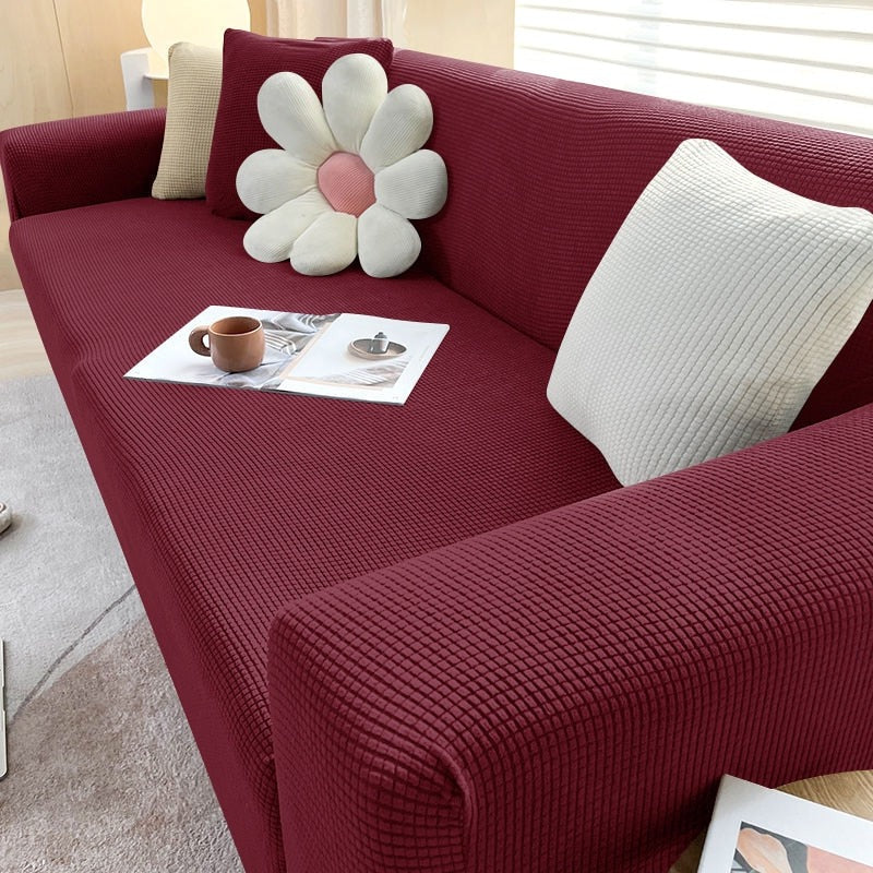 Universal Stretch Sofa Cover – Elastic Couch Slipcover, Washable Furniture Protector