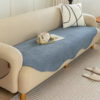 Sofa Cover Plush Microfiber Quilted Slipcover Machine Washable