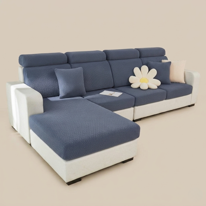 Sofa Cover Stretch Polyester Universal Fit Washable, Pet Friendly