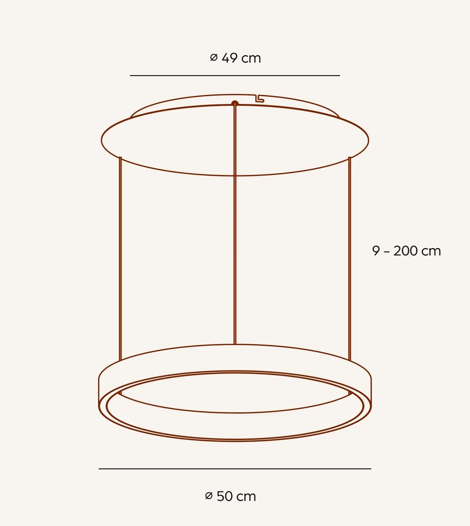Solara LED Pendant Light | Stepless Dimmable, Adjustable Color Temperature