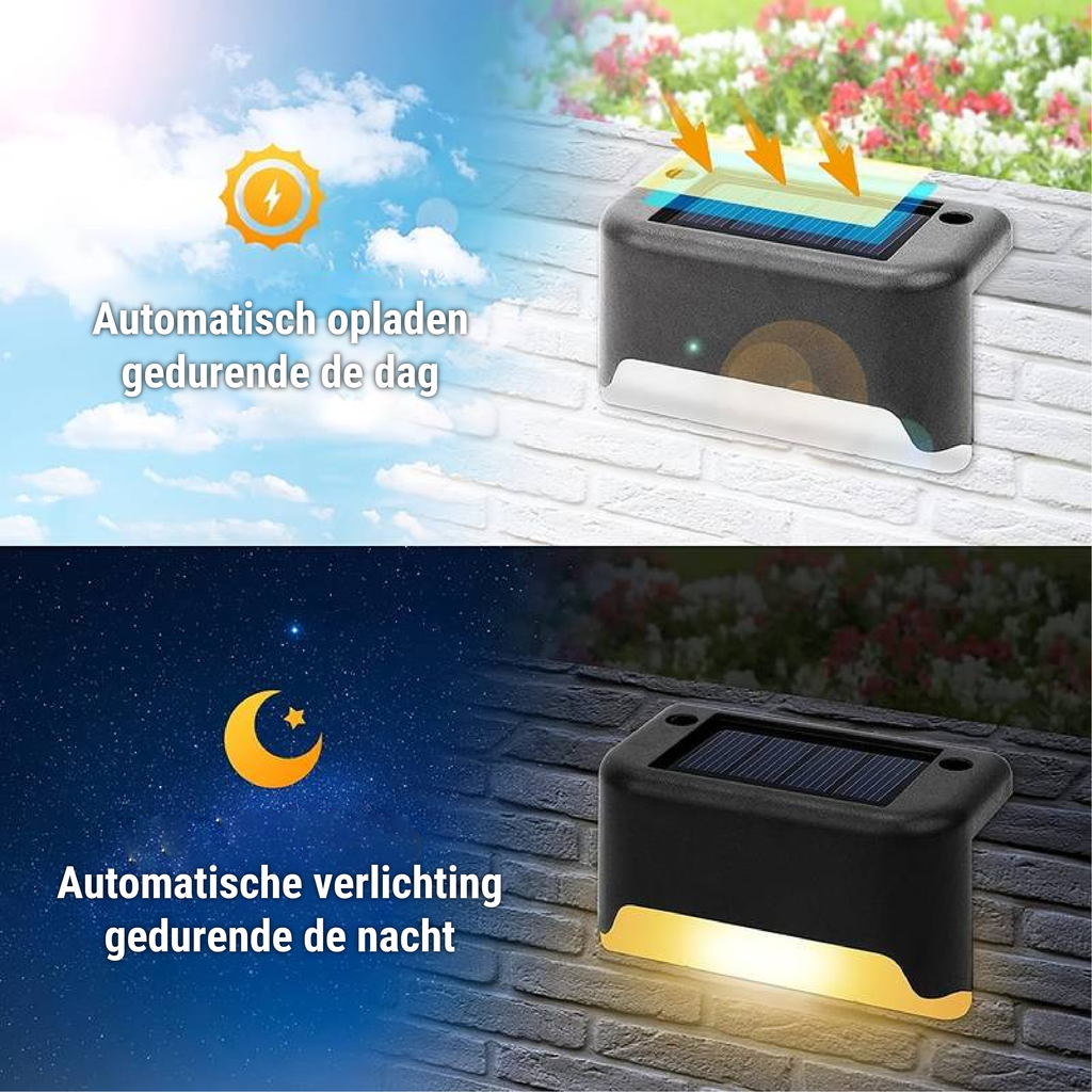 SolarGlanz: Wireless Solar LED Outdoor Light for Garden & Terrace