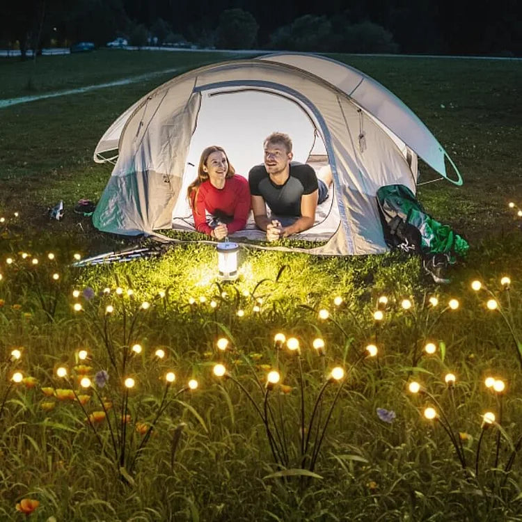 SolarGlow: Solar-Powered Firefly Garden Light with Color Play & Long Duration – for Yard & Outdoor Lighting
