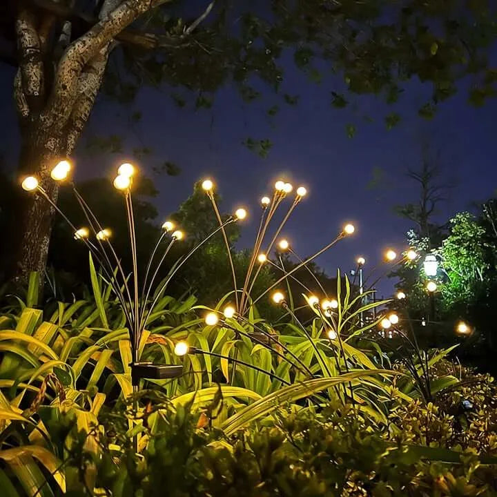 SolarGlow: Solar-Powered Firefly Garden Light with Color Play & Long Duration – for Yard & Outdoor Lighting