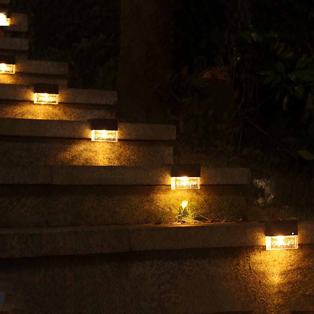 Solar Bubble Acrylic Step Deck Light, Solar-Powered, LED, Waterproof