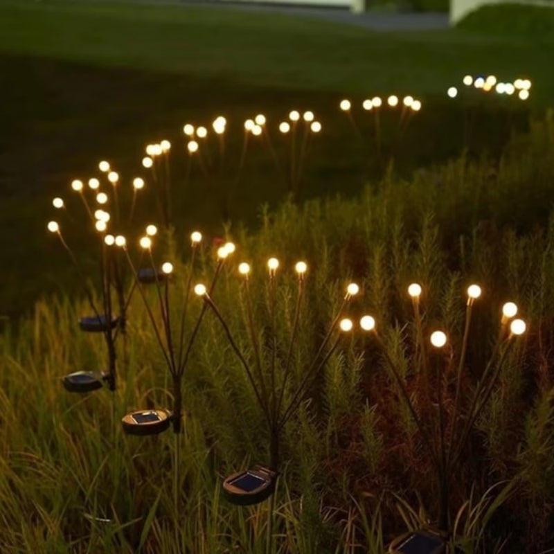 Solar Firefly Lights IP65 Weather Resistant Garden Stake Lighting