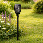 Solar Flame Torch Lights LED Flickering Effect Waterproof