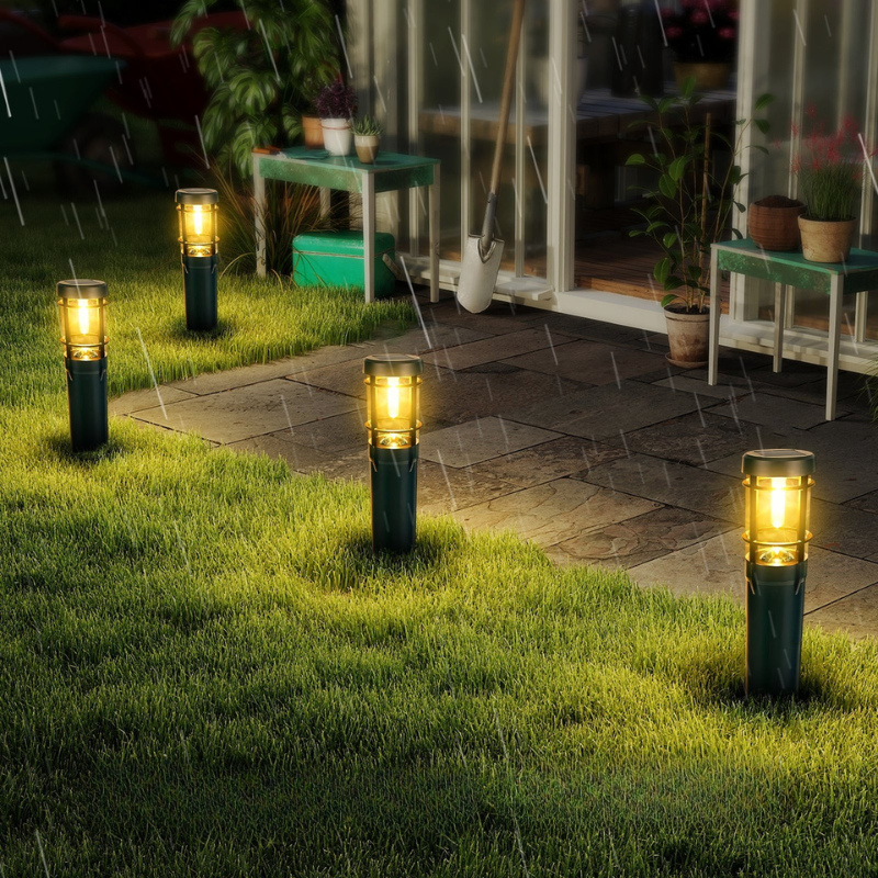 Solar Garden Light Automatic Dusk to Dawn IP65 Waterproof Landscape Path Light