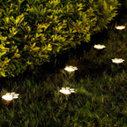 Solar Garden Lights with Paw Print Design – Weatherproof Outdoor LED Pathway Lighting with Automatic Sensor