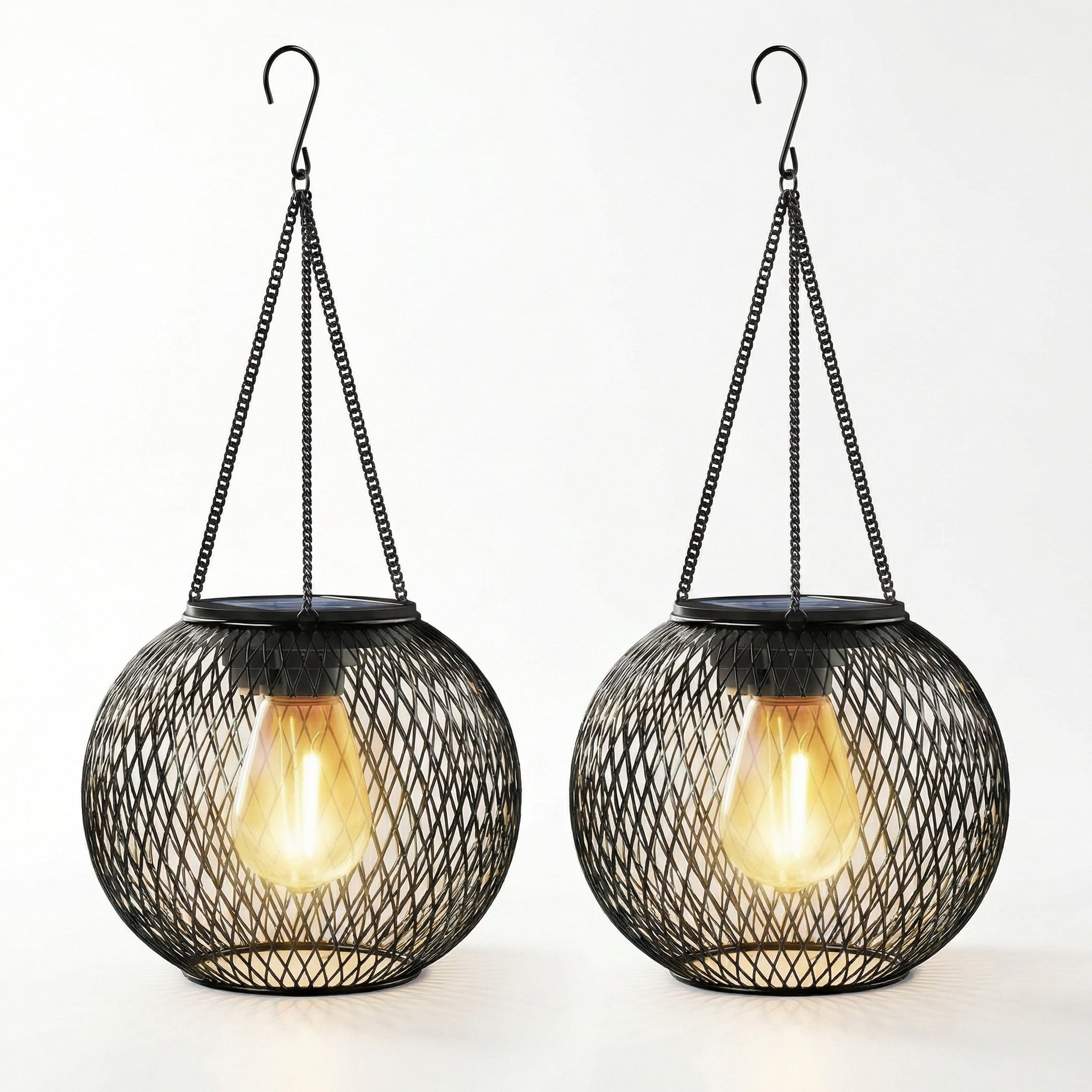 Solar Hanging Garden Lantern - Eco-Friendly Outdoor Solar Lighting