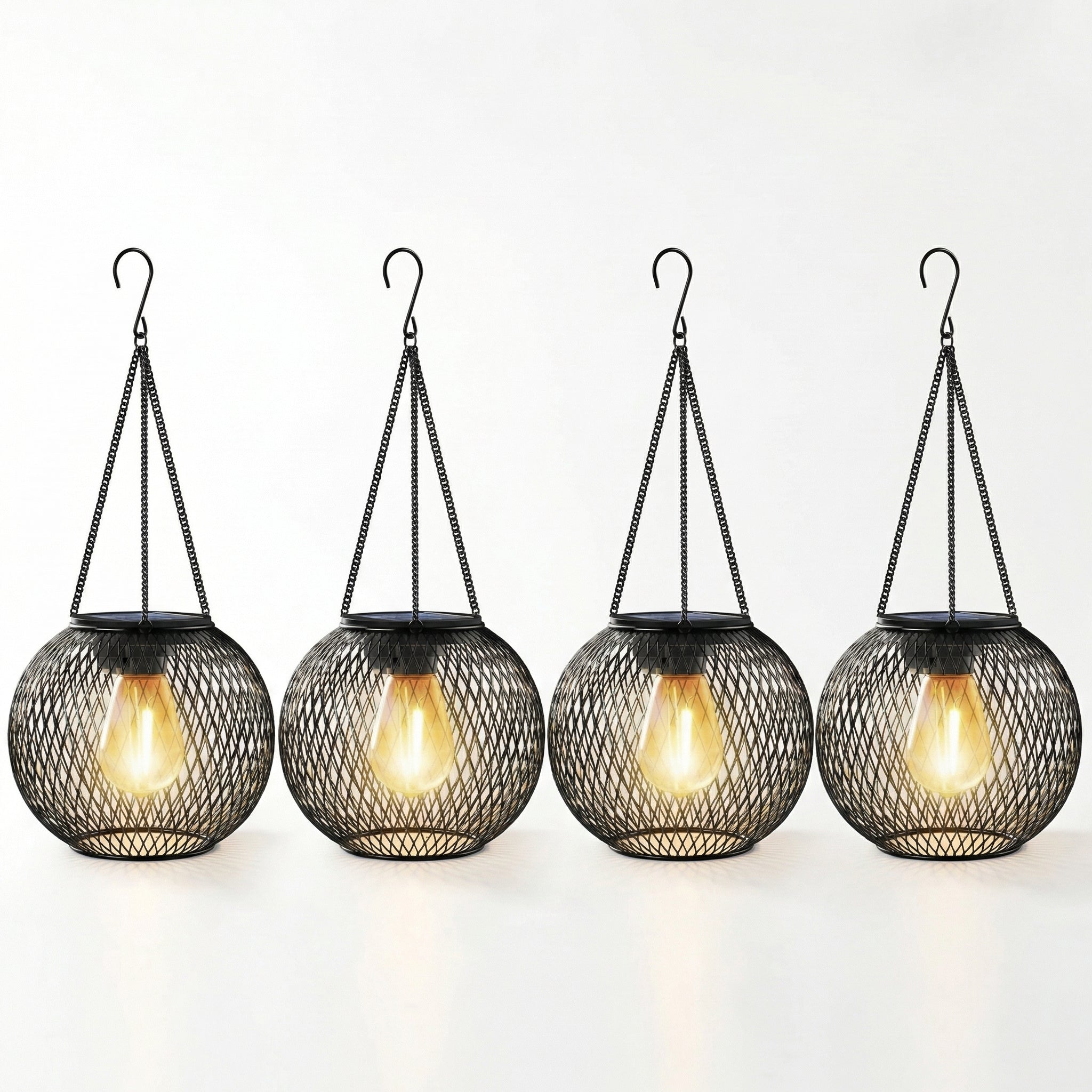 Solar Hanging Garden Lantern - Eco-Friendly Outdoor Solar Lighting