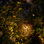 Solar Hanging Lantern, Warm White LED, IP44 Rated, Outdoor