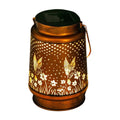 Solar Hanging Lantern, Metal Construction, IP65 Waterproof, LED Light