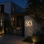 Solar House Number Light