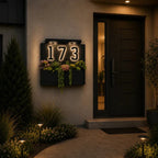Solar House Number Light