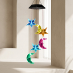 Solar LED Wind Chime Light, Color Changing, Hanging, Waterproof