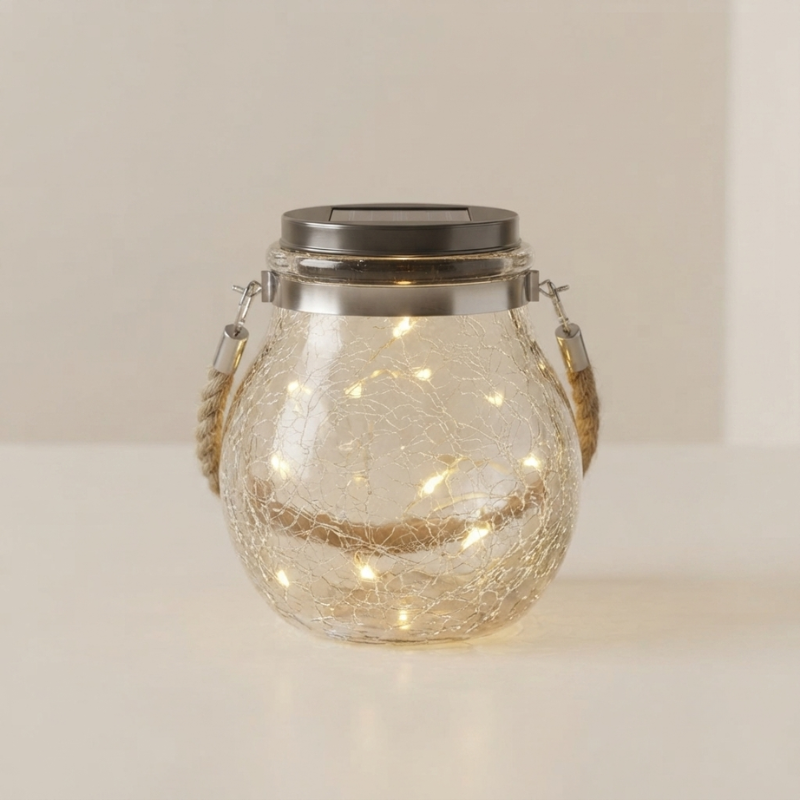 Solar Outdoor Lantern Waterproof LED Hanging Light