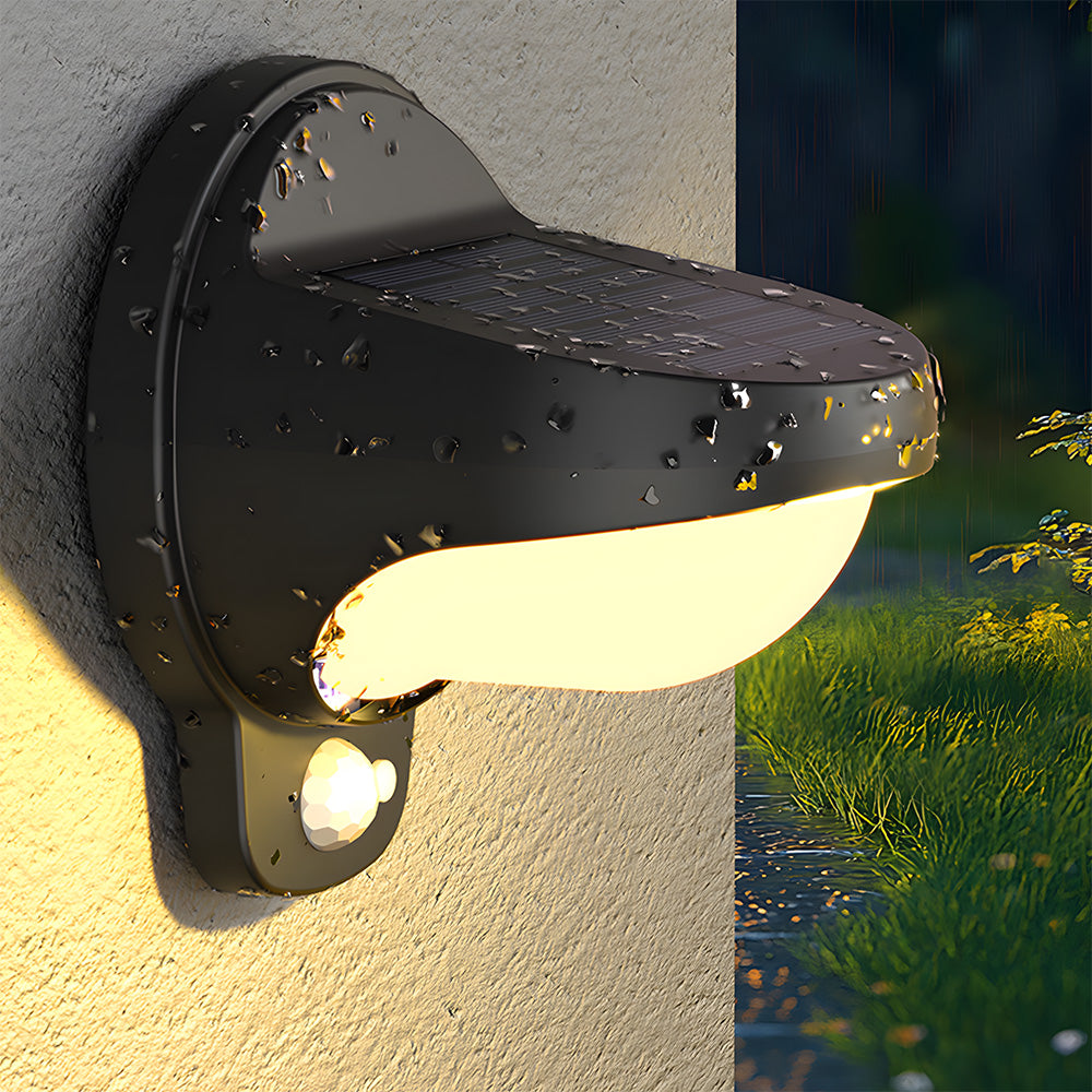 Outdoor Wall Lamp Solar Powered Motion Sensor IP65 Waterproof