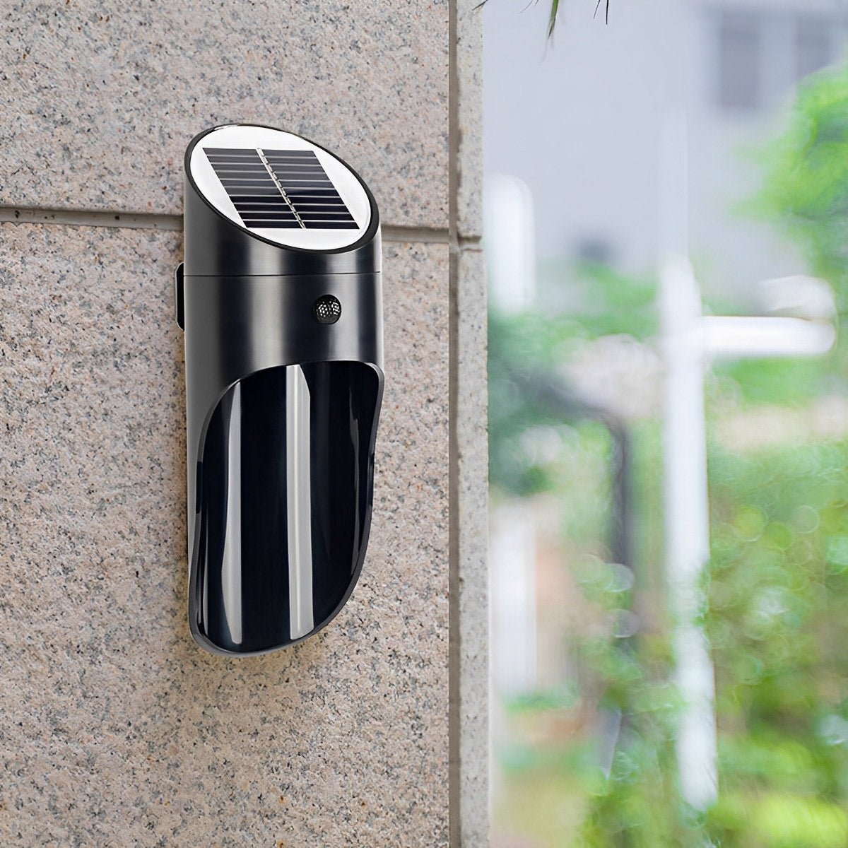 Solar Motion Sensor Wall Light, Outdoor Wireless LED Security Light, Weather Resistant