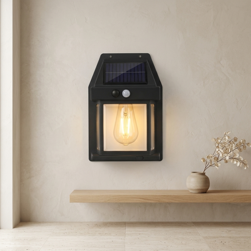 Solar Outdoor Wall Lights IP65 Waterproof Motion Sensor