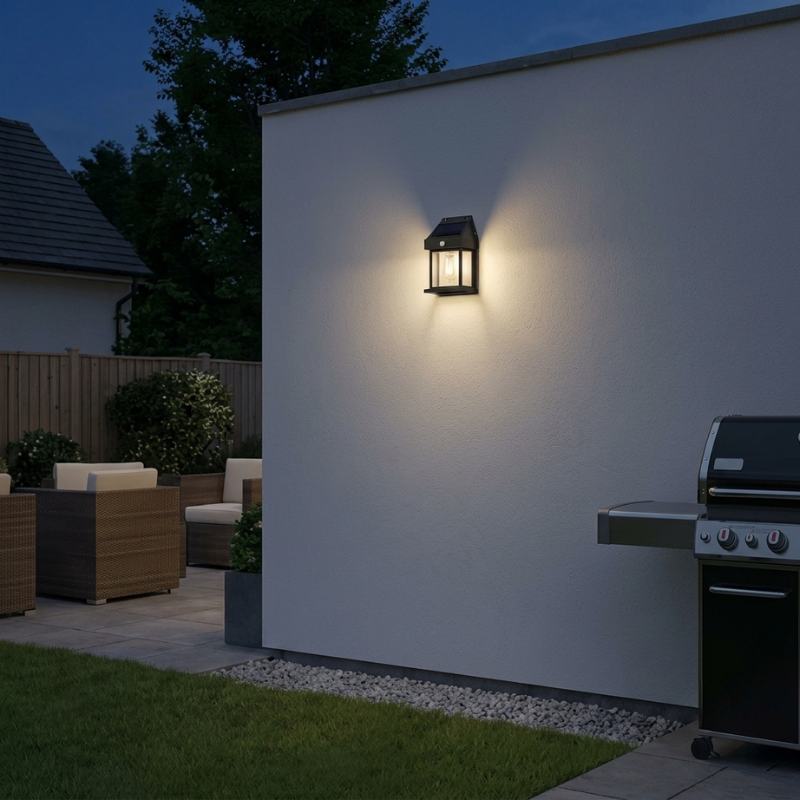 Solar Outdoor Wall Lights IP65 Waterproof Motion Sensor