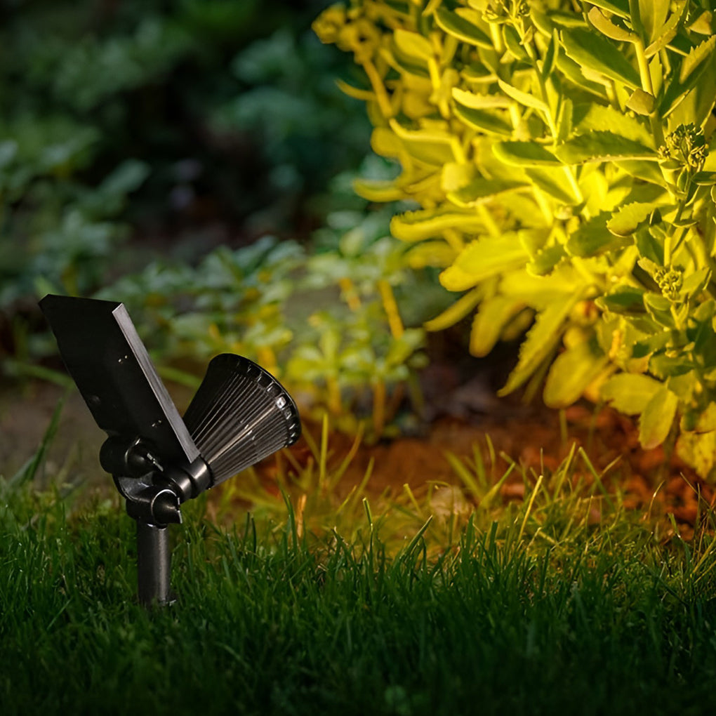 Solar Powered Spotlight, LED Light Source, 7W Power, IP65 Waterproof