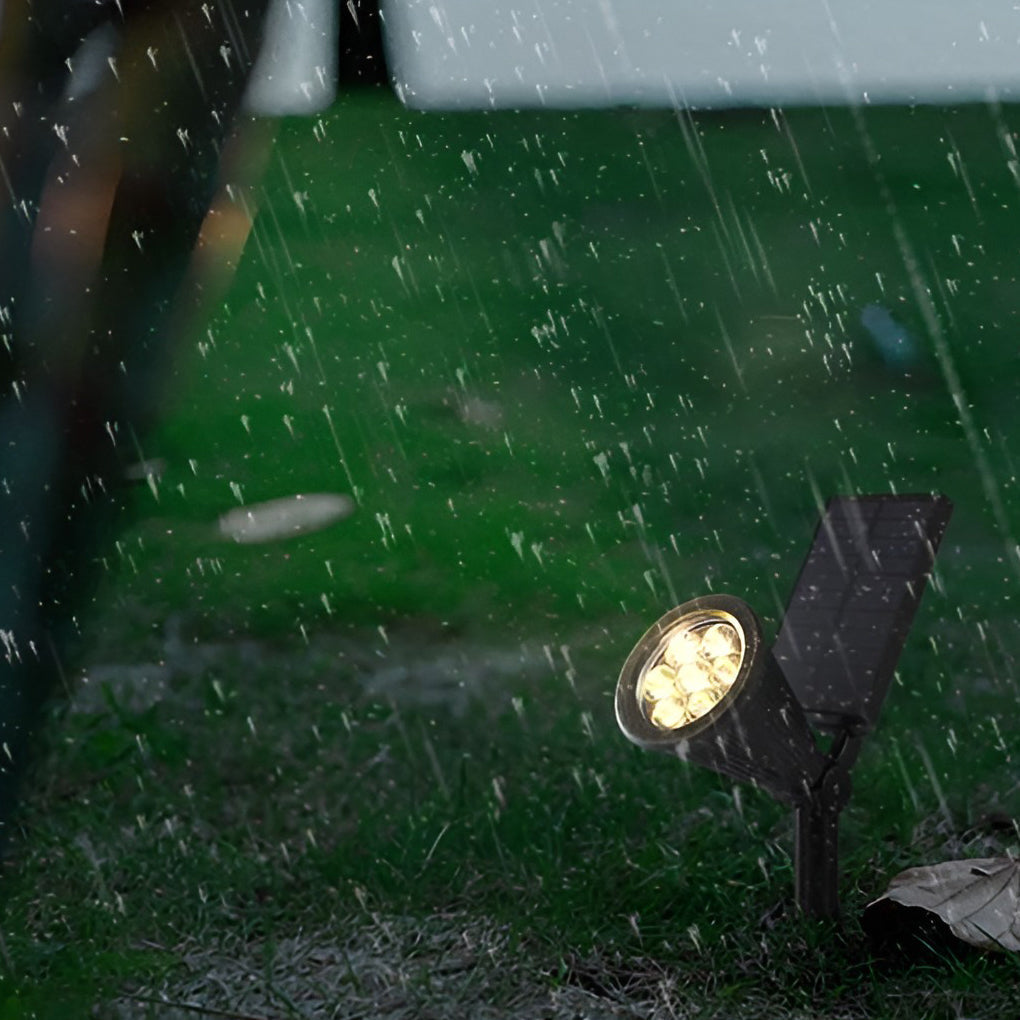 Solar Powered Spotlight, LED Light Source, 7W Power, IP65 Waterproof