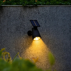 Solar Garden Spotlight LED IP55 Outdoor Light with Dusk Sensor 9 Color Modes