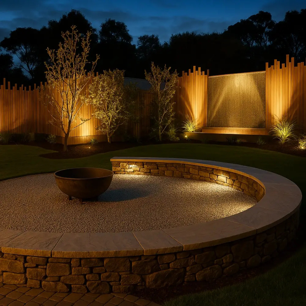 Solar Garden Spotlight LED IP55 Outdoor Light with Dusk Sensor 9 Color Modes