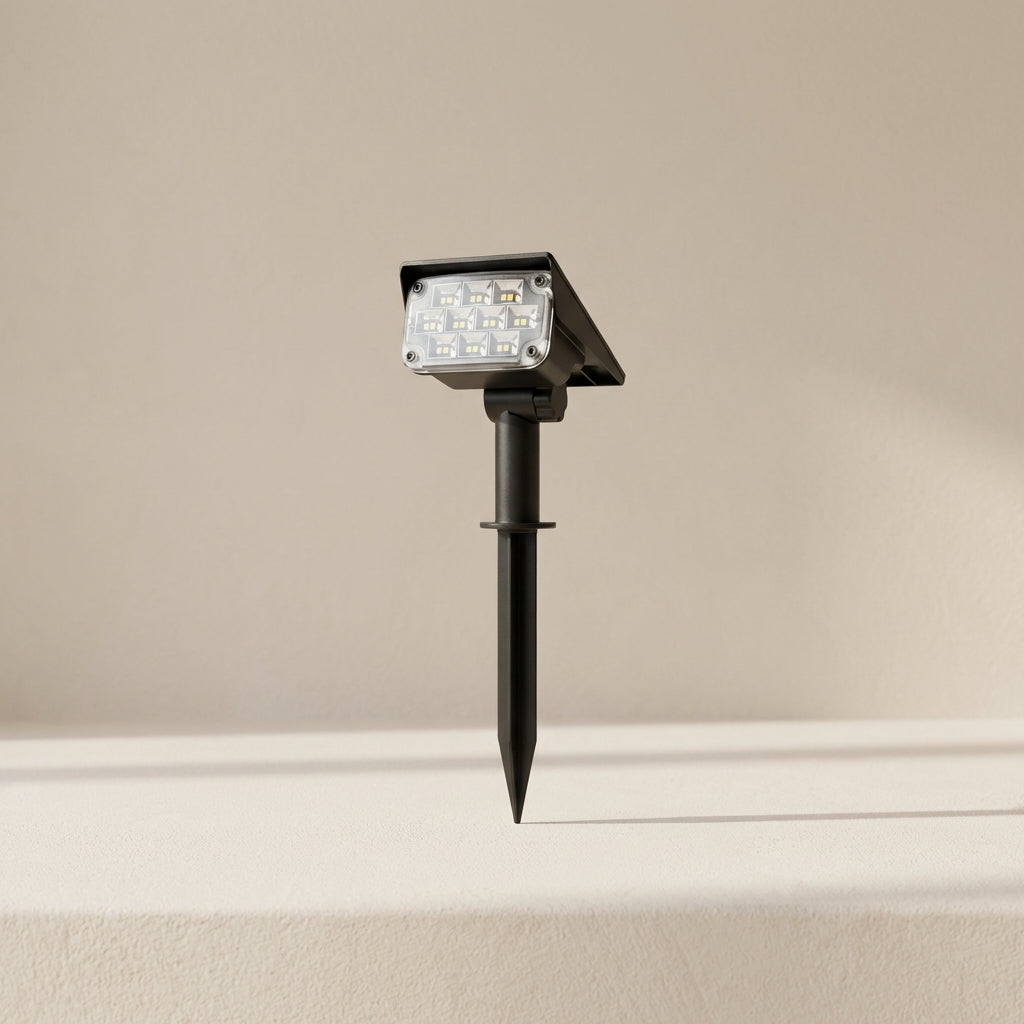 Solar Spotlight Outdoor Light Wireless Compact Automatic Solar Powered