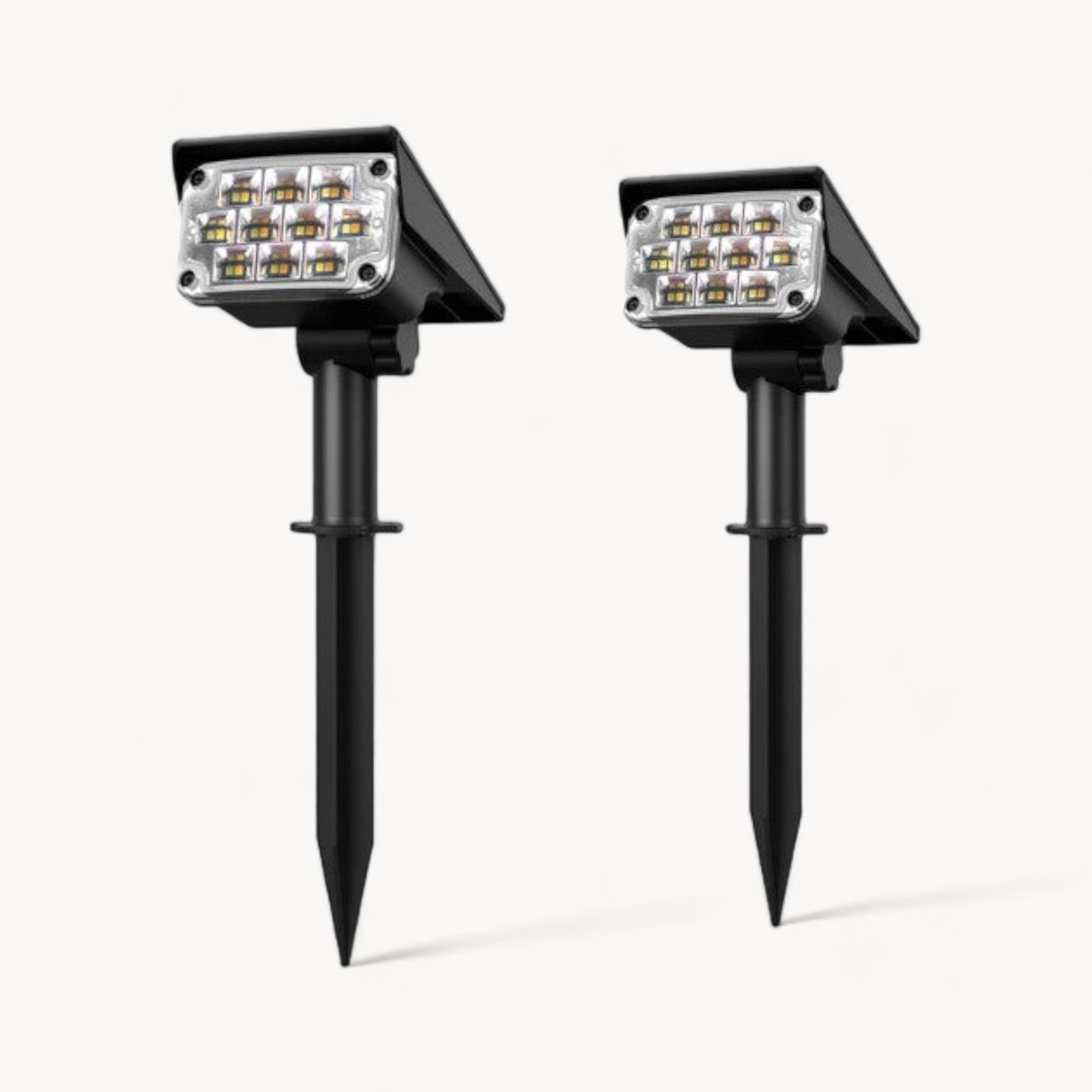 Solar Spotlight Outdoor Light Wireless Compact Automatic Solar Powered