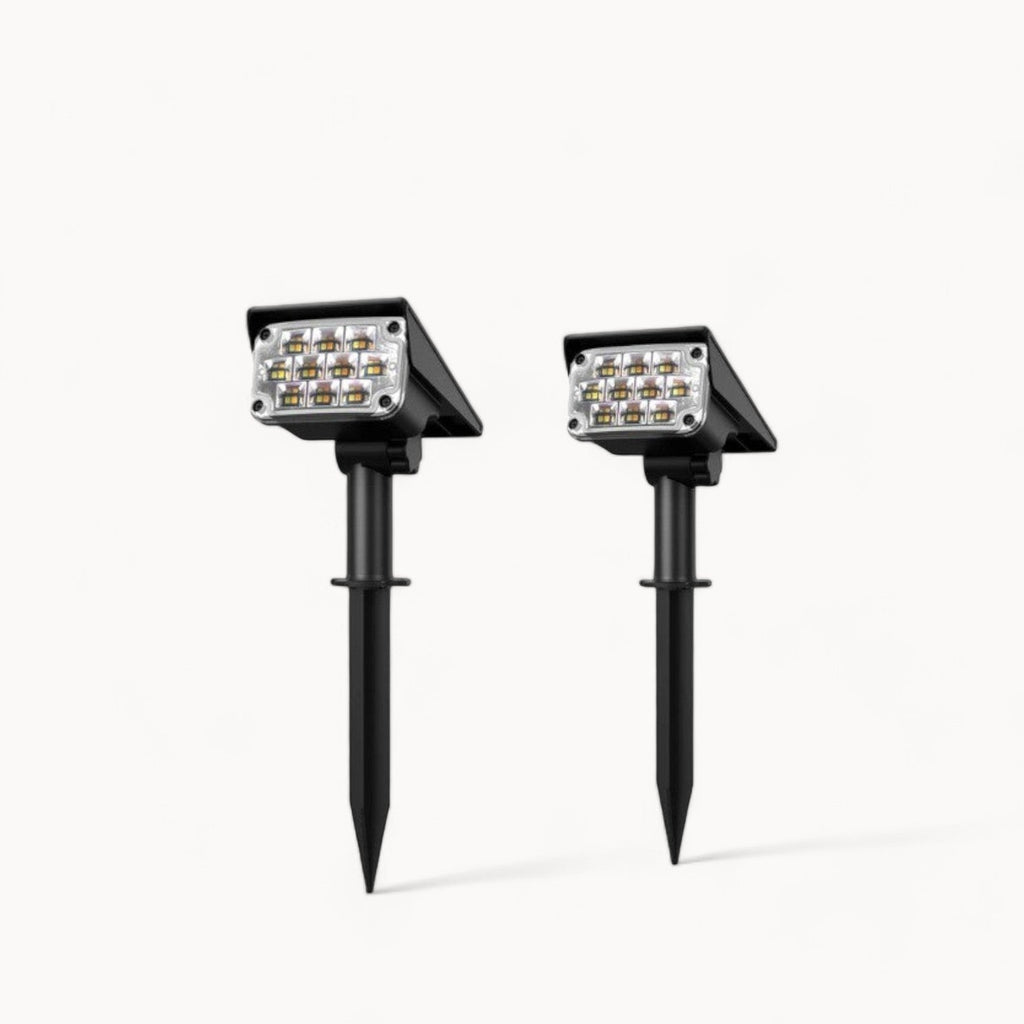 Solar Spotlight Outdoor Light Wireless Compact Automatic Solar Powered