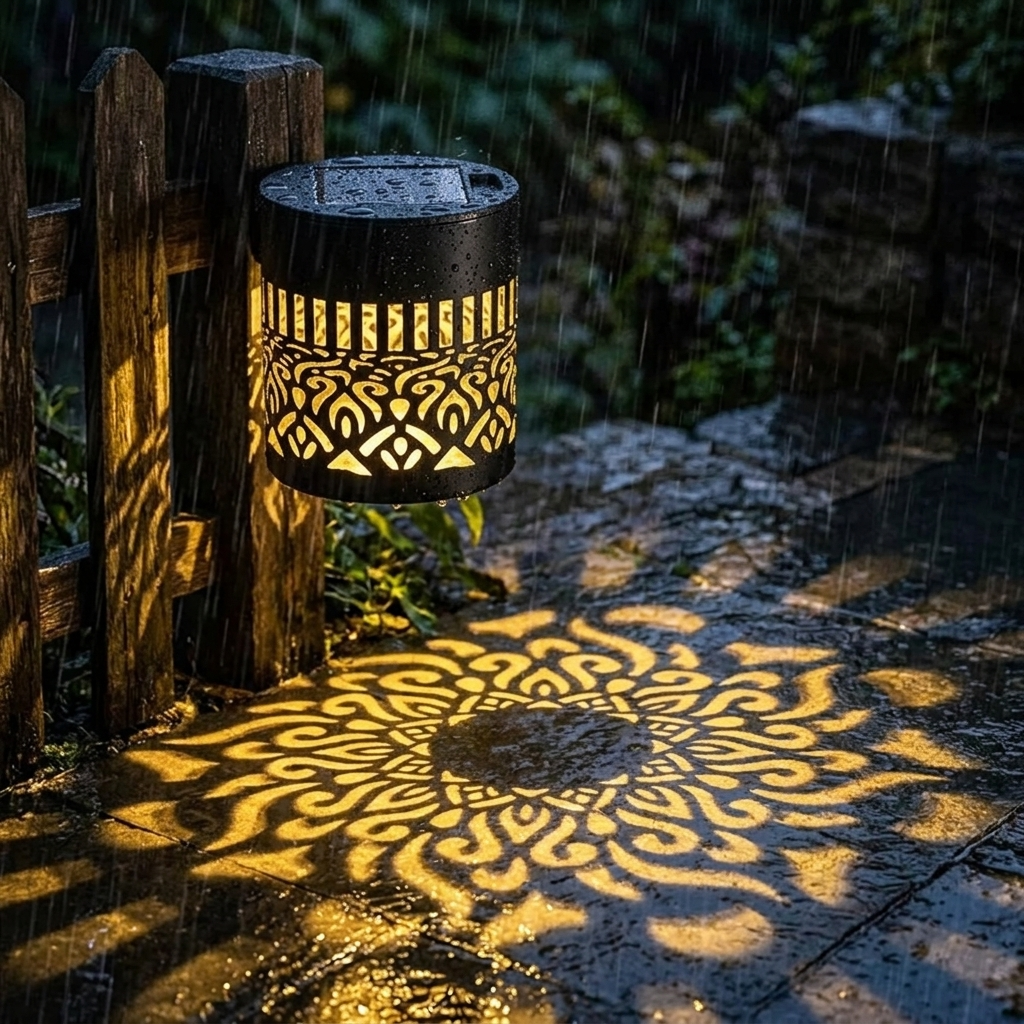 Solar Wall Light LED Weatherproof Iron Dusk Sensor
