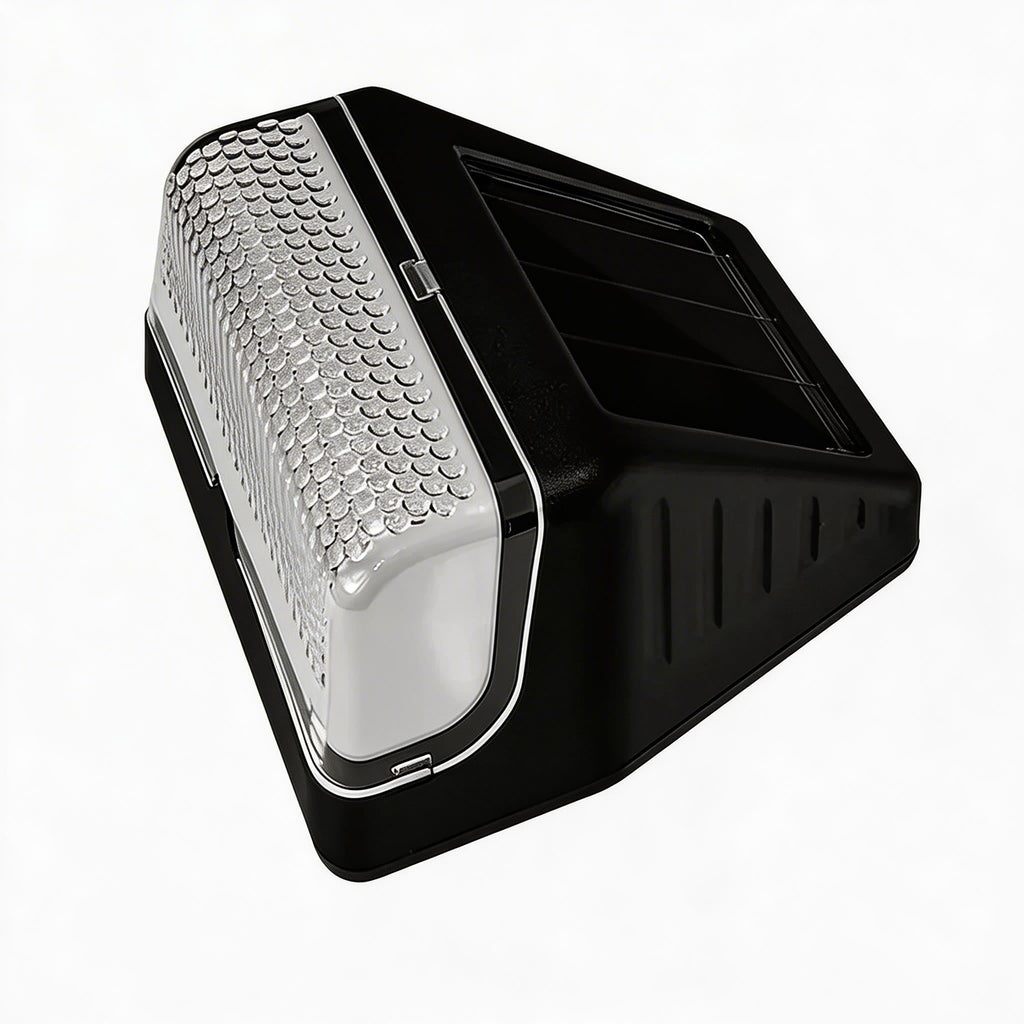Solar Wall Light Automatic Dusk to Dawn LED Outdoor Black