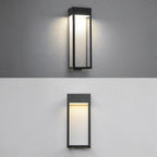 SolaraLux: Modern Outdoor Wall Light with Solar Panel – Stylish LED Lighting for Garden & Terrace
