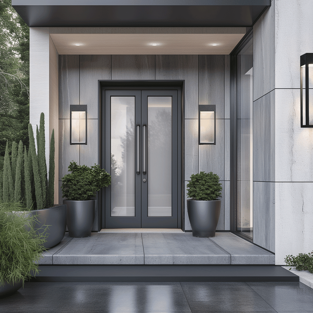 SolaraLux: Modern Outdoor Wall Light with Solar Panel – Stylish LED Lighting for Garden & Terrace