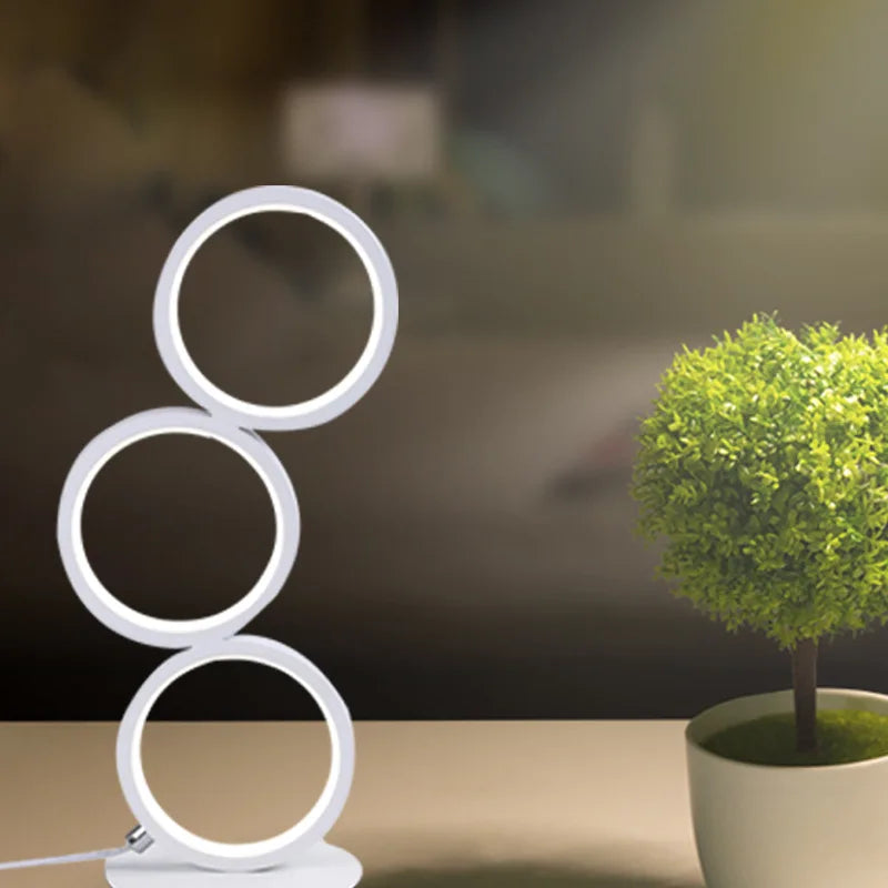 SolarisBeam: Modern LED Table Lamp – Warm Light for Living Room & Office