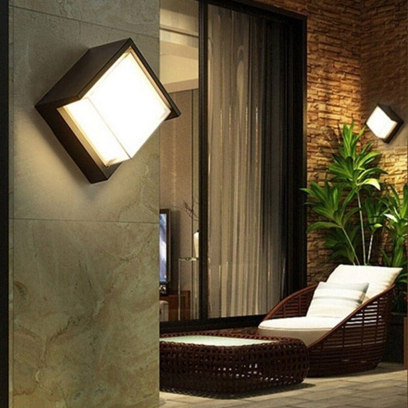 Solvion: LED Outdoor Wall Light with Sensor – Modern Design for Garden & Entrance Area