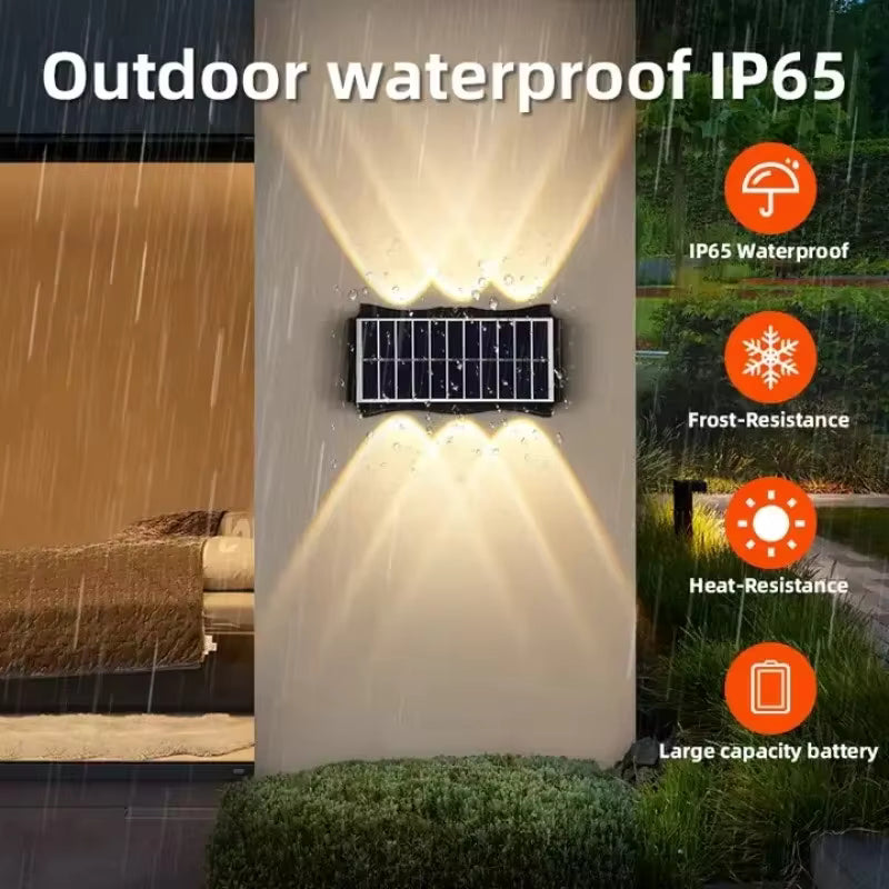 Solvyn Solar Wall Lamp – LED Outdoor Wall Lamp with IP65 Rating