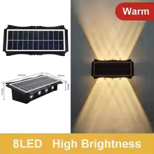 Solvyn Solar Wall Lamp – LED Outdoor Wall Lamp with IP65 Rating