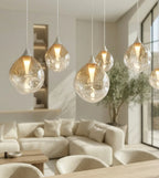 Wela LED Pendant Light | Mouth-Blown Glass, 6 Flames