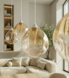 Wela LED Pendant Light | Mouth-Blown Glass, 6 Flames