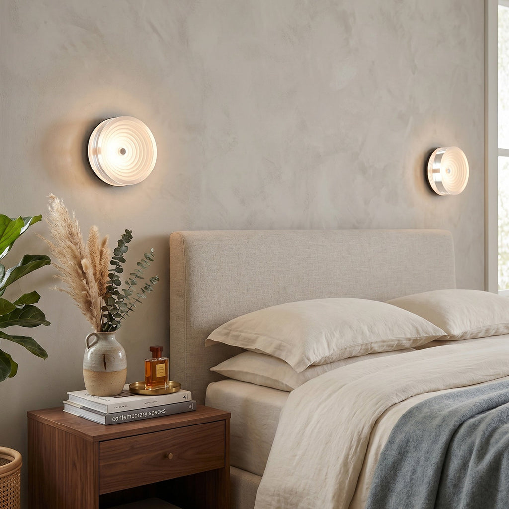 Concentric LED Wall Sconce, Ultra-Flush Halo