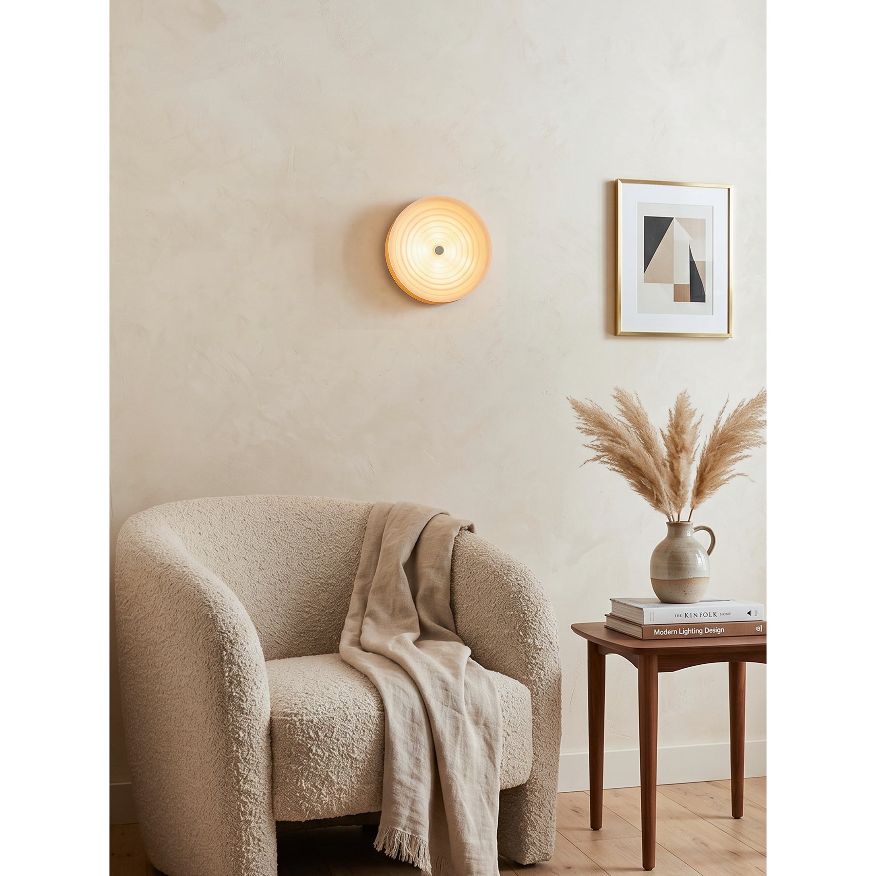 Concentric LED Wall Sconce, Ultra-Flush Halo