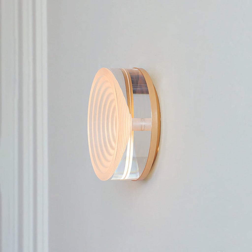 Concentric LED Wall Sconce, Ultra-Flush Halo