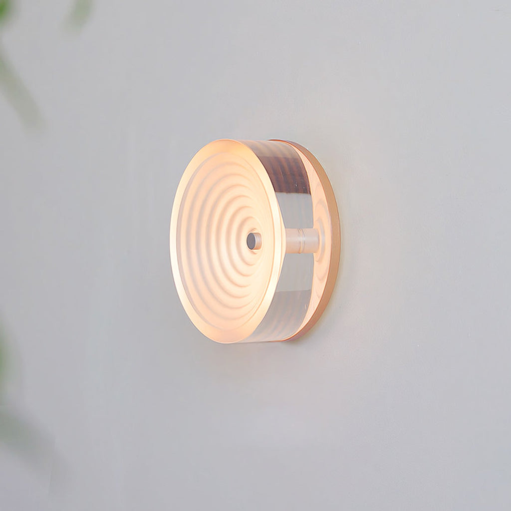 Concentric LED Wall Sconce, Ultra-Flush Halo