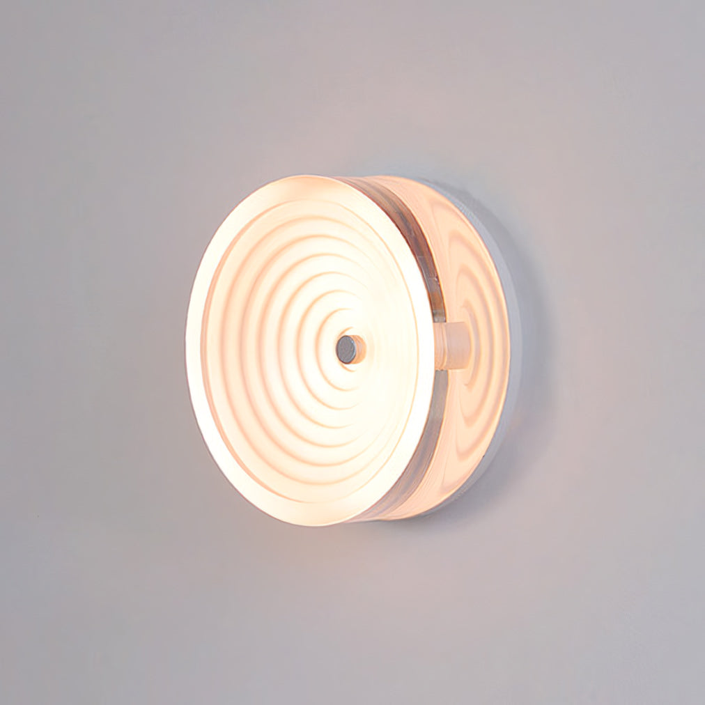 Concentric LED Wall Sconce, Ultra-Flush Halo